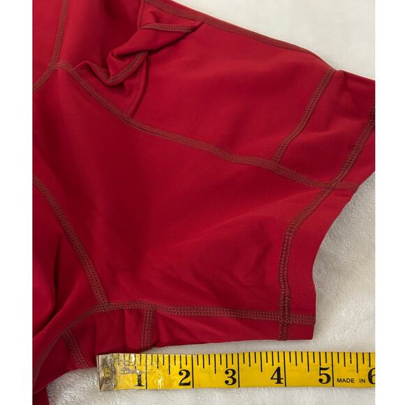 Free People FP Movement Wave Rider Shorts / Red Grape S Activewear NWT - Picture 4 of 12